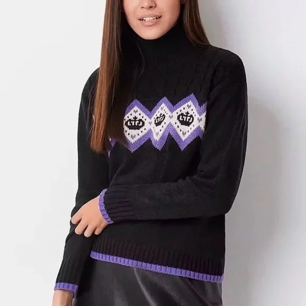 Juicy By Juicy Couture Womens Mock Neck Long Sleeve Sweater XXL